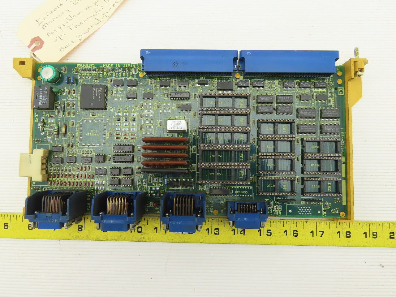 Fanuc A16B-2201-010 Intermittent Memory Board Parts/Repair