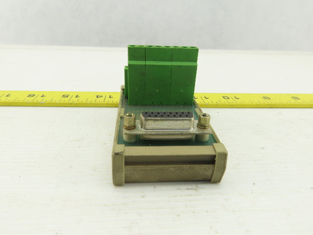 Altech 1.315/F Terminal Block Circuit Adapter DB15 Sub Miniature Connector