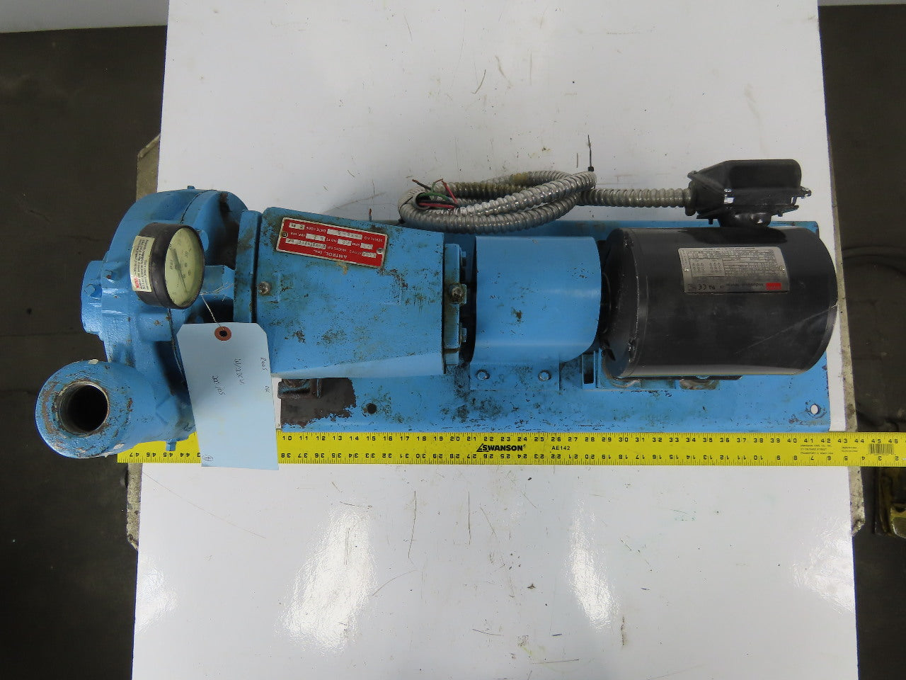Amtrol E300 1-1/4" x 1-1/2" x 7PF 45 GPM 208-460V 1Hp Centrifugal Pump