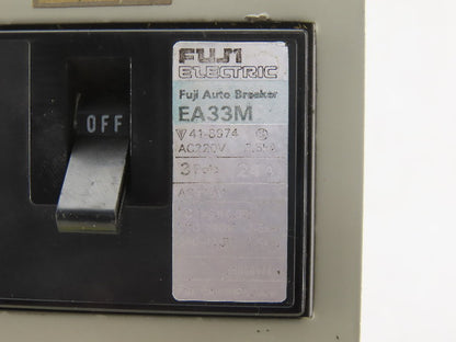 Fuji NRAB 111X EA33M 24A Circuit Breaker Main 5-15A Secondary Breaker Panel