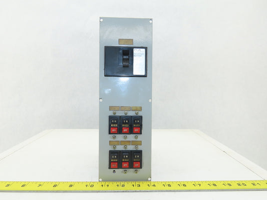 Fuji NRAB 111X EA33M 24A Circuit Breaker Main 5-15A Secondary Breaker Panel