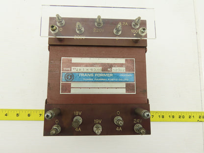 Yuasa YT2S-1K-50.60 100-200/220V Primary 18-19/24V Secondary Transformer
