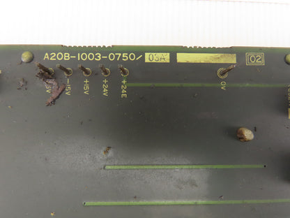Fanuc A20B-1003-0750/03A Circuit Board Chassis Back Plane Motherboard