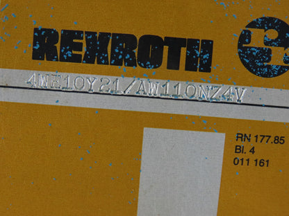 Rexroth 4WE10C21/0FAW110NZ4V Regulated Hydraulic Valve Manifold Block Ass'y 110V