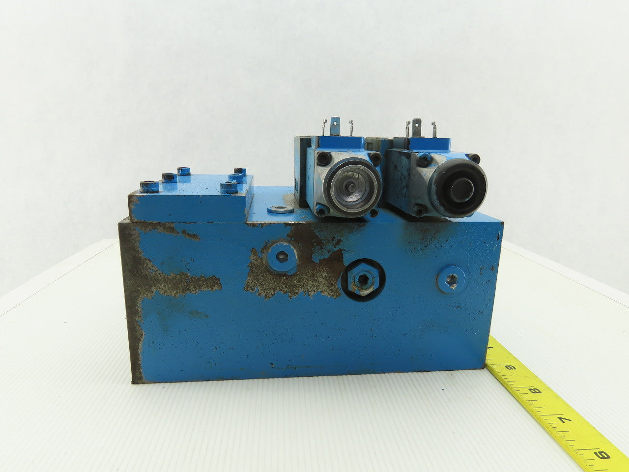 Rexroth 4WE6D51/AW120-60NZ45V 4/2 Position 2 Valve Bank Manifold Assembly