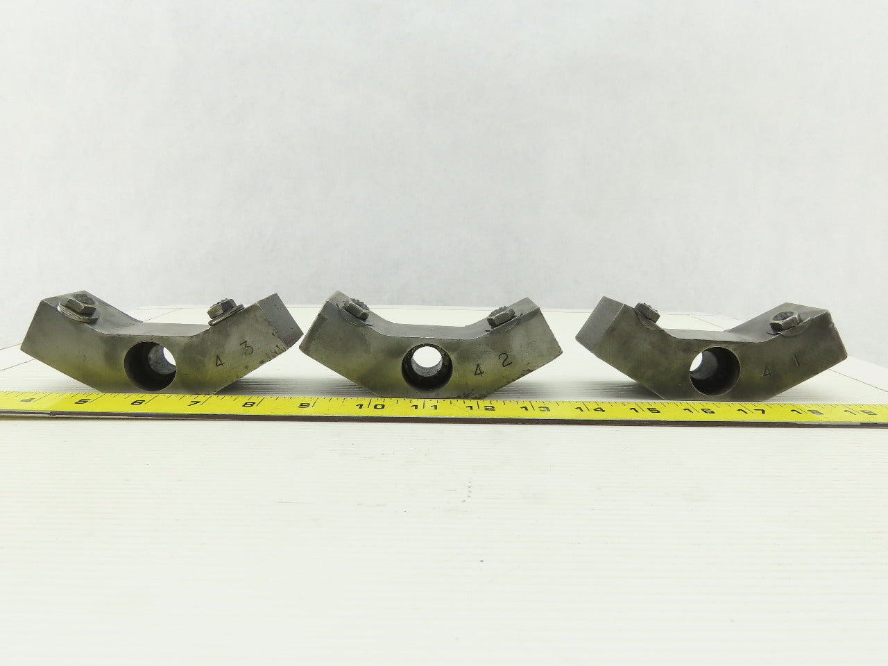 Custom 5.57" Diameter OD Round Stock Lathe 3 Piece Jaw For 8" Chuck
