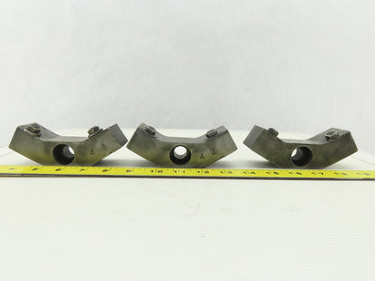 Custom 5.57" Diameter OD Round Stock Lathe 3 Piece Jaw For 8" Chuck