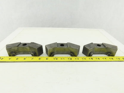 Custom 5.57" Diameter OD Round Stock Lathe 3 Piece Jaw For 8" Chuck