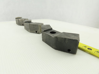 Custom 5.57" Diameter OD Round Stock Lathe 3 Piece Jaw For 8" Chuck