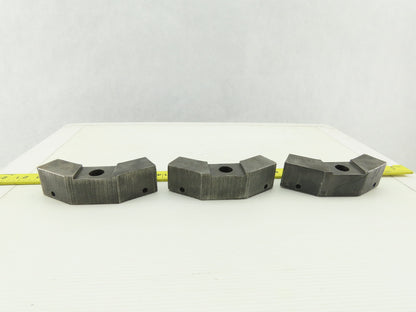 Custom 5.57" Diameter OD Round Stock Lathe 3 Piece Jaw For 8" Chuck