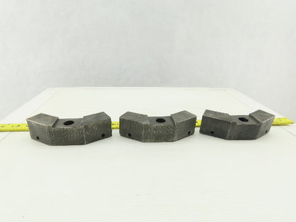 Custom 5.57" Diameter OD Round Stock Lathe 3 Piece Jaw For 8" Chuck