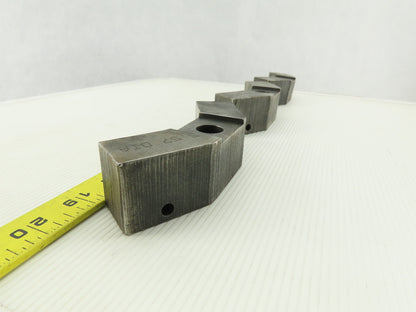 Custom 5.57" Diameter OD Round Stock Lathe 3 Piece Jaw For 8" Chuck