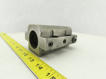 Lathe Tool Holder Block 40mm Bore 48mm Key 4" OAL