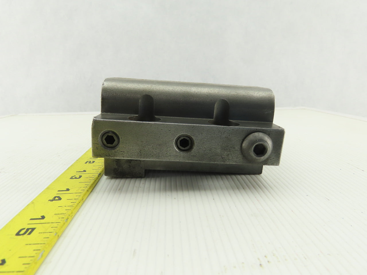 Lathe Tool Holder Block 40mm Bore 48mm Key 4" OAL