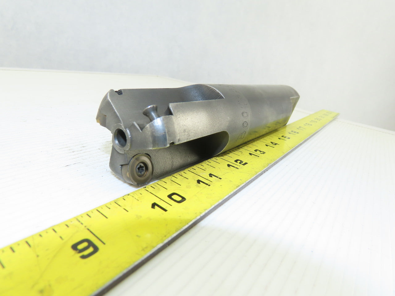 1-1/2" OD 3 Flute Indexing Button Insert End Mill 1-1/2" Shank