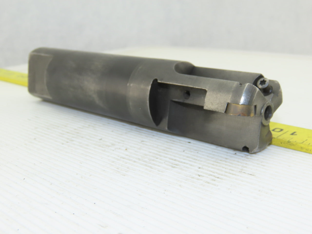 1-1/2" OD 3 Flute Indexing Button Insert End Mill 1-1/2" Shank