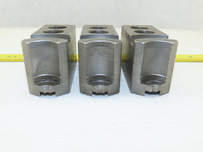 Dillon KW8 Serrated 1.5mm x 60° Soft Steel Lathe 8" Chuck Jaws Set of 3