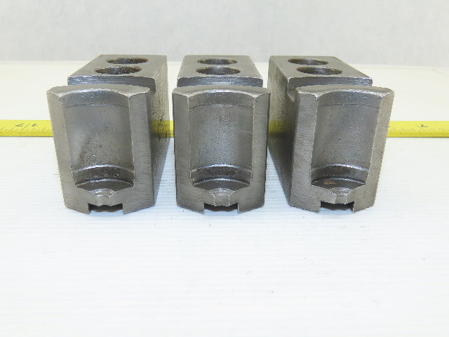 Dillon KW8 Serrated 1.5mm x 60° Soft Steel Lathe 8" Chuck Jaws Set of 3