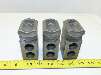 Dillon KW8 Serrated 1.5mm x 60° Soft Steel Lathe 8" Chuck Jaws Set of 3