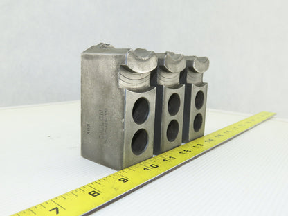 Dillon KW8 Serrated 1.5mm x 60° Soft Steel Lathe 8" Chuck Jaws Set of 3