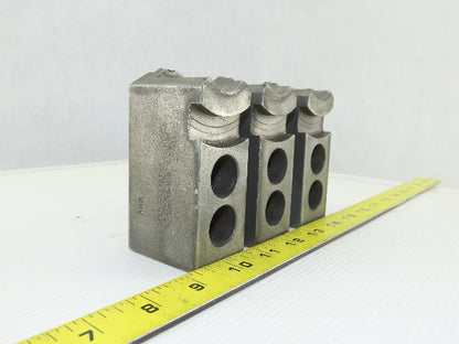 Dillon KW8 Serrated 1.5mm x 60° Soft Steel Lathe 8" Chuck Jaws Set of 3