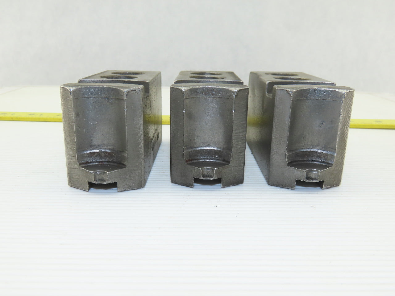 Dillon KW8 Serrated 1.5mm x 60° Soft Steel Lathe 8" Chuck Jaws Set of 3
