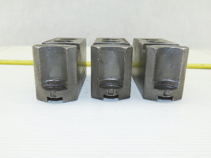 Dillon KW8 Serrated 1.5mm x 60° Soft Steel Lathe 8" Chuck Jaws Set of 3