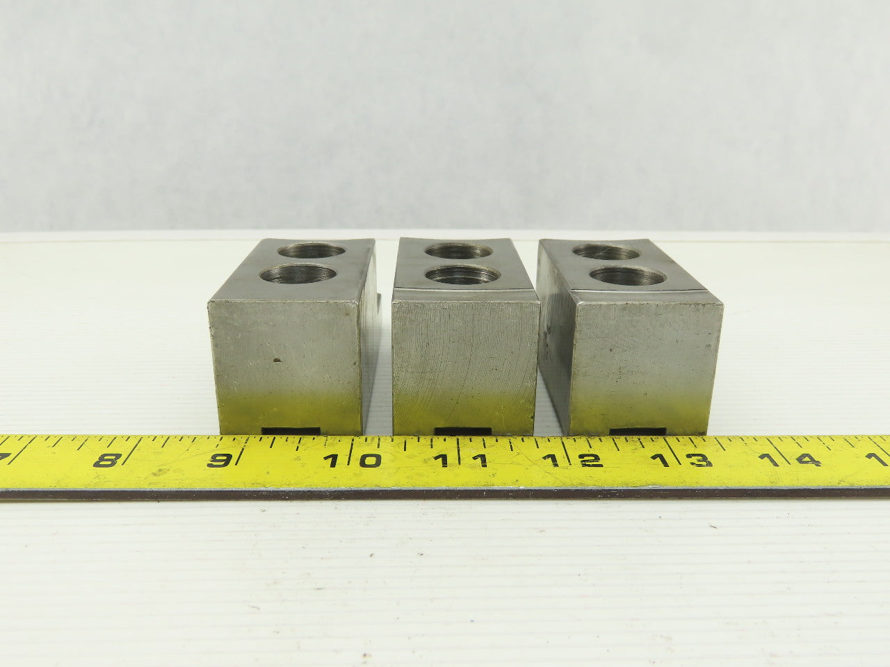 Serrated 1.5mm x 60° Soft Steel Lathe 8" Chuck Step Jaws Set of 3