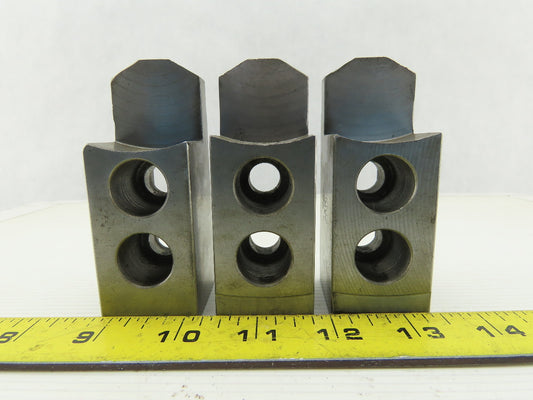 Serrated 1.5mm x 60° Soft Steel Lathe 8" Chuck Step Jaws Set of 3