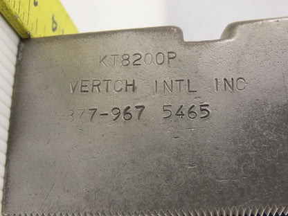 Vertech KT8200P Serrated 1.5mm x 60° Soft Steel Lathe 8" Chuck Jaws Set of 3