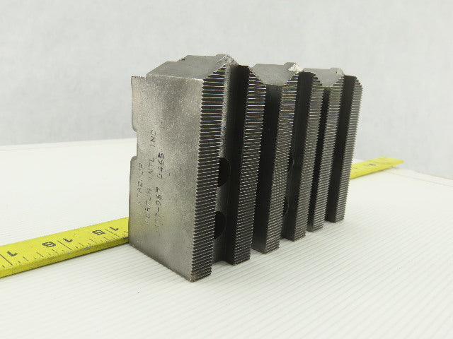 Vertech KT8200P Serrated 1.5mm x 60° Soft Steel Lathe 8" Chuck Jaws Set of 3