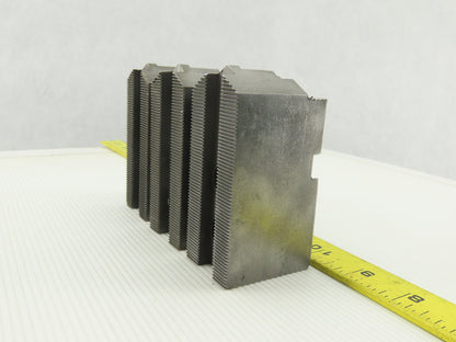 Vertech KT8200P Serrated 1.5mm x 60° Soft Steel Lathe 8" Chuck Jaws Set of 3