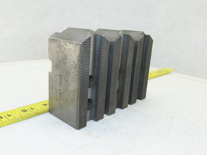 Vertech KT200P Serrated 1.5mm x 60° Soft Steel Lathe 8" Chuck Jaws Set of 3
