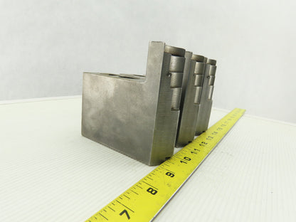 Dillon KW8HP ID Step Serrated 1.5mm x 60° Soft Steel Lathe 8" Chuck Jaw Set of 3