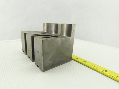 Dillon KW8HP ID Step Serrated 1.5mm x 60° Soft Steel Lathe 8" Chuck Jaw Set of 3