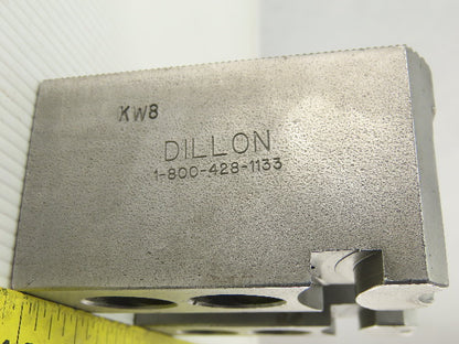 Dillon KW8 Serrated 1.5mm x 60° Soft Steel Lathe 8" Chuck Jaw Lot Of 2