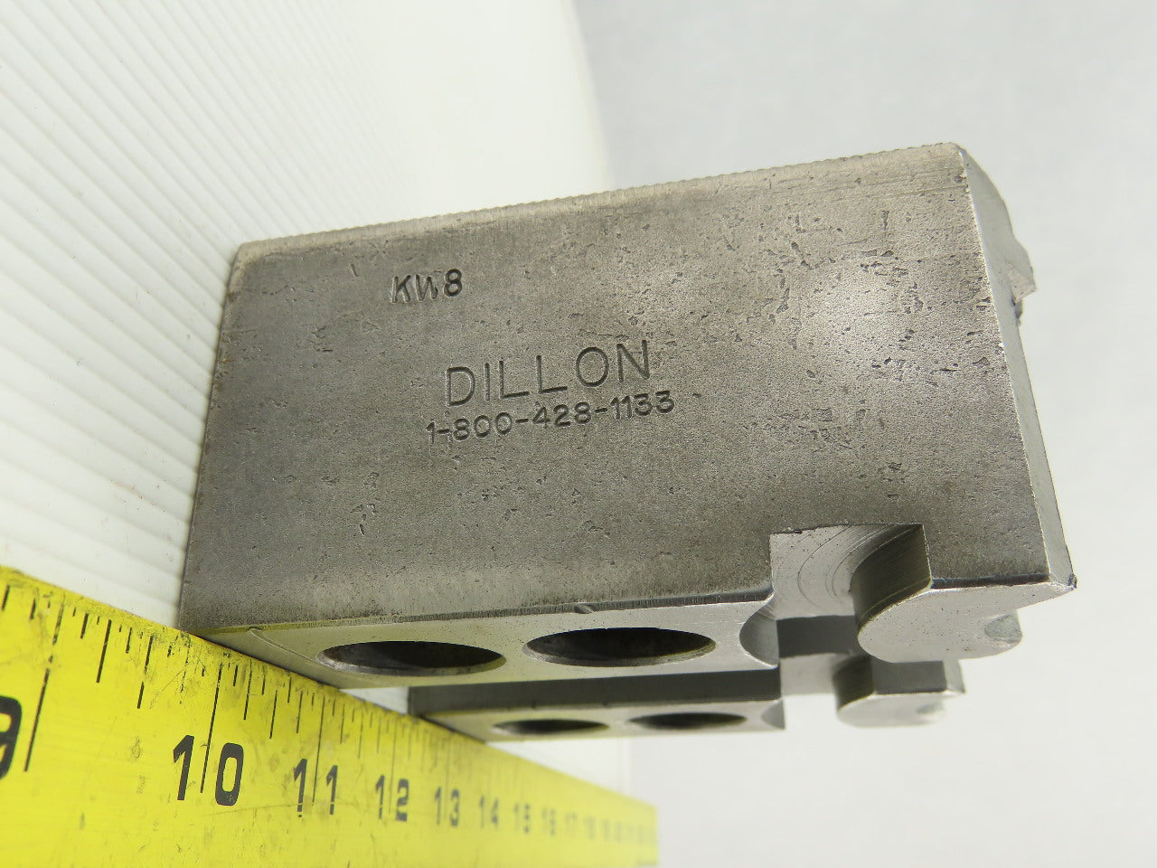 Dillon KW8 Serrated 1.5mm x 60° Soft Steel Lathe 8" Chuck Jaw Lot Of 2