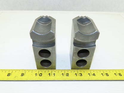 Dillon KW8 Serrated 1.5mm x 60° Soft Steel Lathe 8" Chuck Jaw Lot Of 2