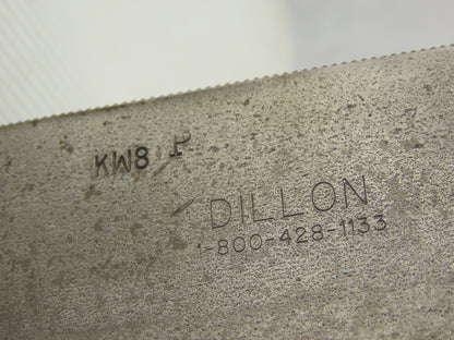Dillon KW8 Serrated 1.5mm x 60° Soft Steel Lathe 8" Chuck Jaw Lot Of 2
