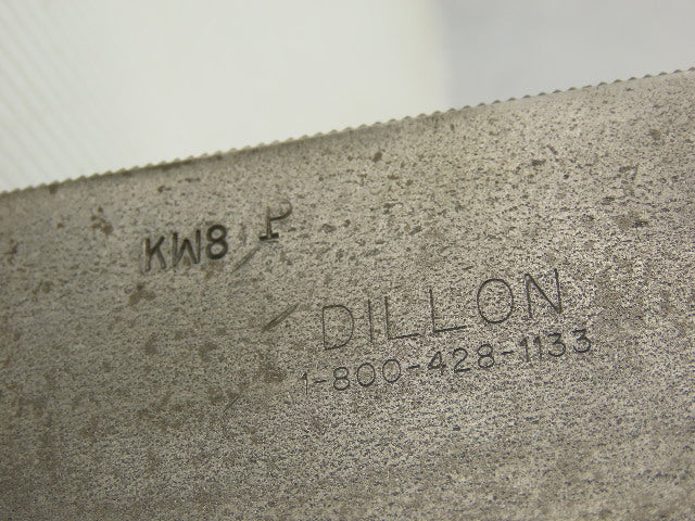 Dillon KW8 Serrated 1.5mm x 60° Soft Steel Lathe 8" Chuck Jaw Lot Of 2