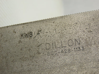 Dillon KW8 Serrated 1.5mm x 60° Soft Steel Lathe 8" Chuck Jaw Lot Of 2