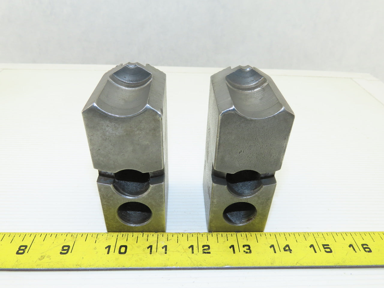 Dillon KW8 Serrated 1.5mm x 60° Soft Steel Lathe 8" Chuck Jaw Lot Of 2