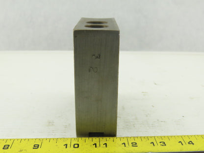 Dillon KW8HP Serrated 1.5mm x 60° Soft Steel Lathe 8" Chuck Jaw Lot Of 2