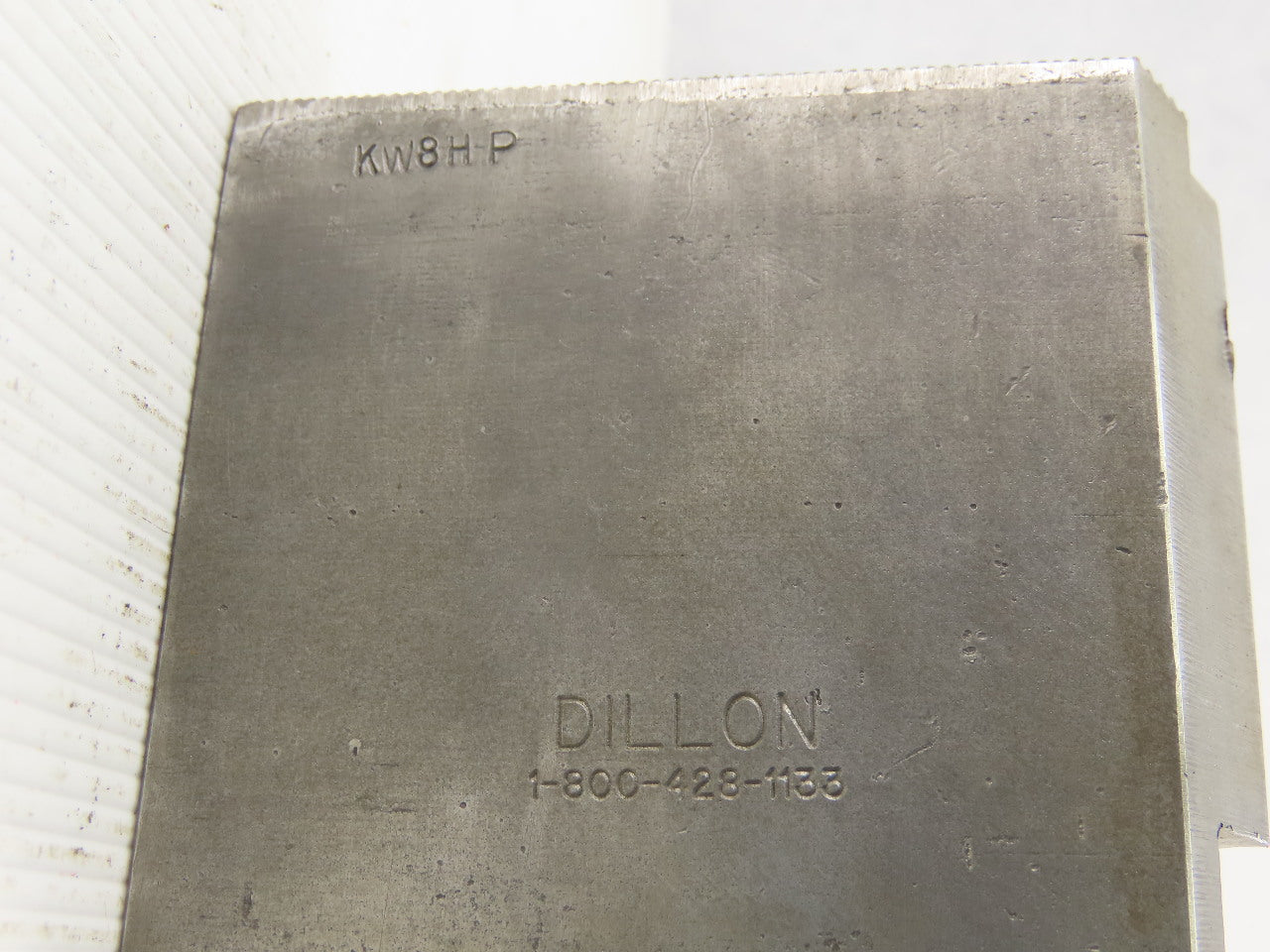 Dillon KW8HP Serrated 1.5mm x 60° Soft Steel Lathe 8" Chuck Jaw Lot Of 2