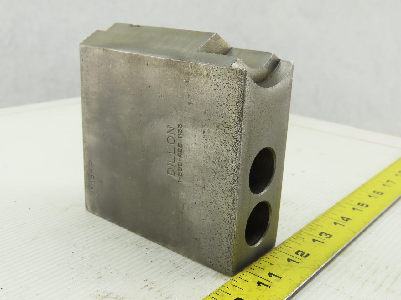 Dillon KW8HP Serrated 1.5mm x 60° Soft Steel Lathe 8" Chuck Jaw Lot Of 2