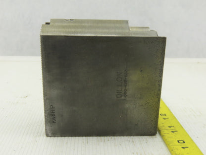 Dillon KW8HP Serrated 1.5mm x 60° Soft Steel Lathe 8" Chuck Jaw Lot Of 2