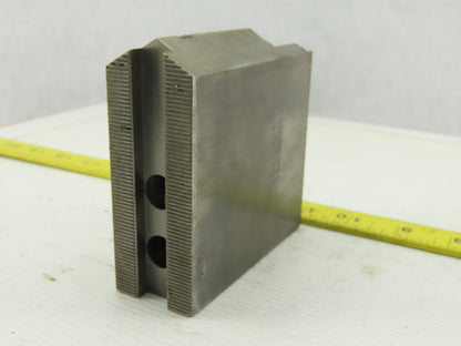 Dillon KW8HP Serrated 1.5mm x 60° Soft Steel Lathe 8" Chuck Jaw Lot Of 2