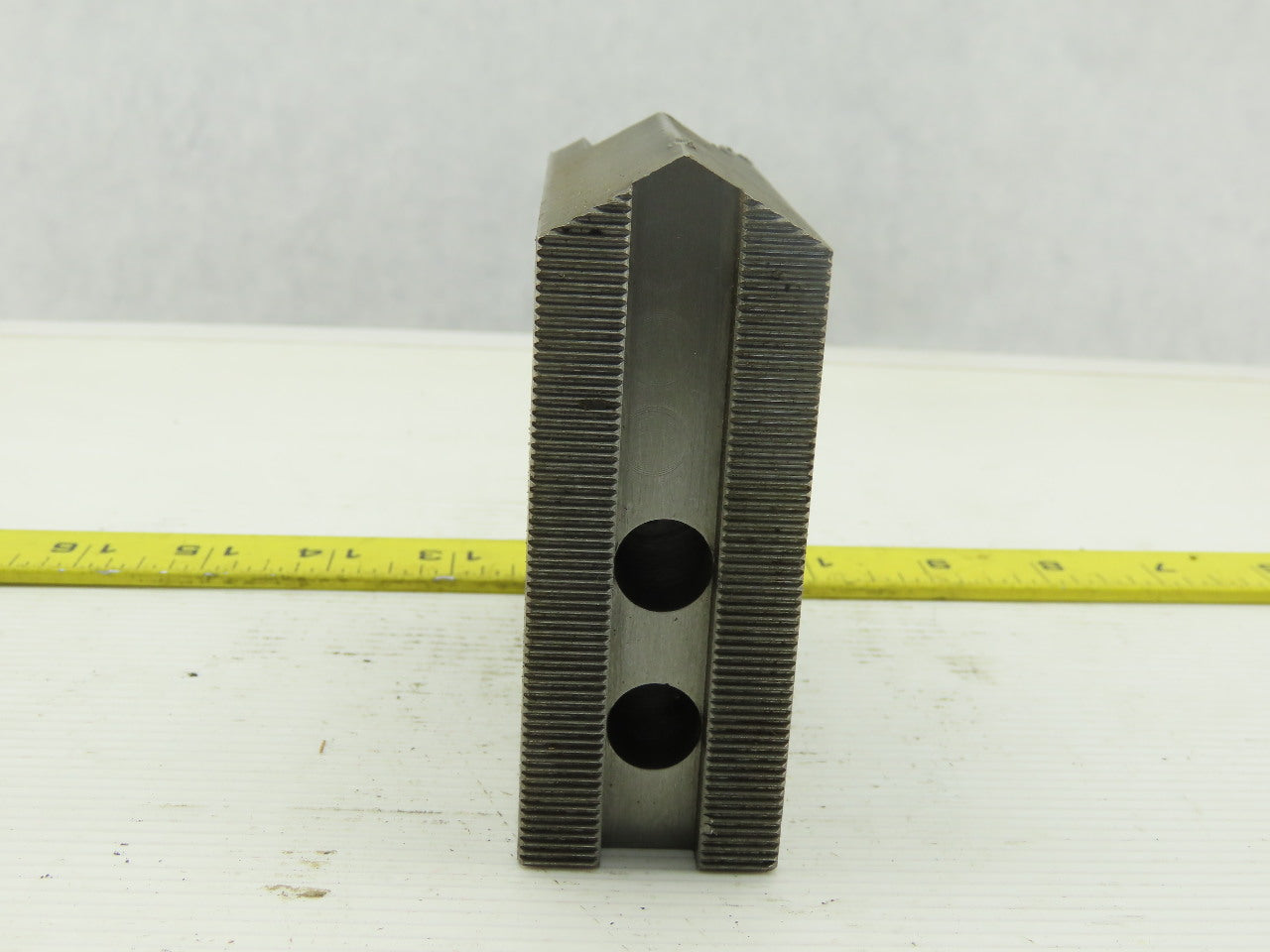 Dillon KW8HP Serrated 1.5mm x 60° Soft Steel Lathe 8" Chuck Jaw Lot Of 2
