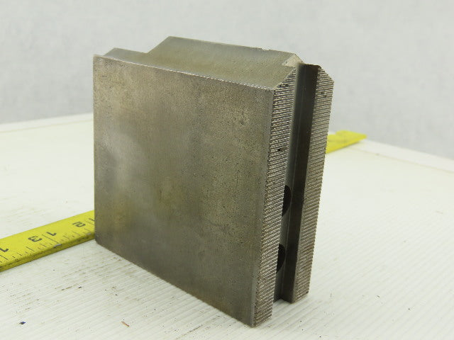 Dillon KW8HP Serrated 1.5mm x 60° Soft Steel Lathe 8" Chuck Jaw Lot Of 2