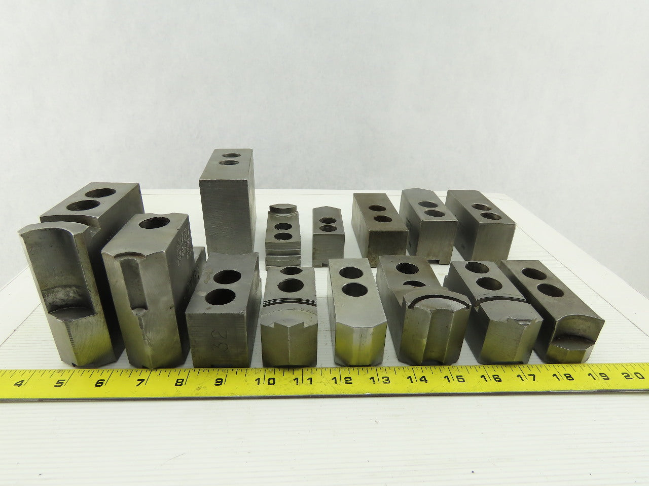 Dillon Ajax KW8 Serrated 1.5mm x 60° Soft Steel Lathe 8" Chuck Jaws Mixed Lot 13